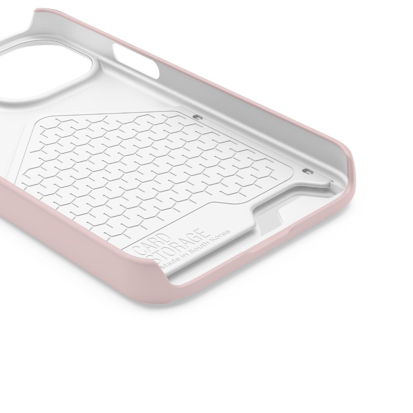 Pink Faith Phone Case with Card Holder — "Yahweh" Psalm IPHONE