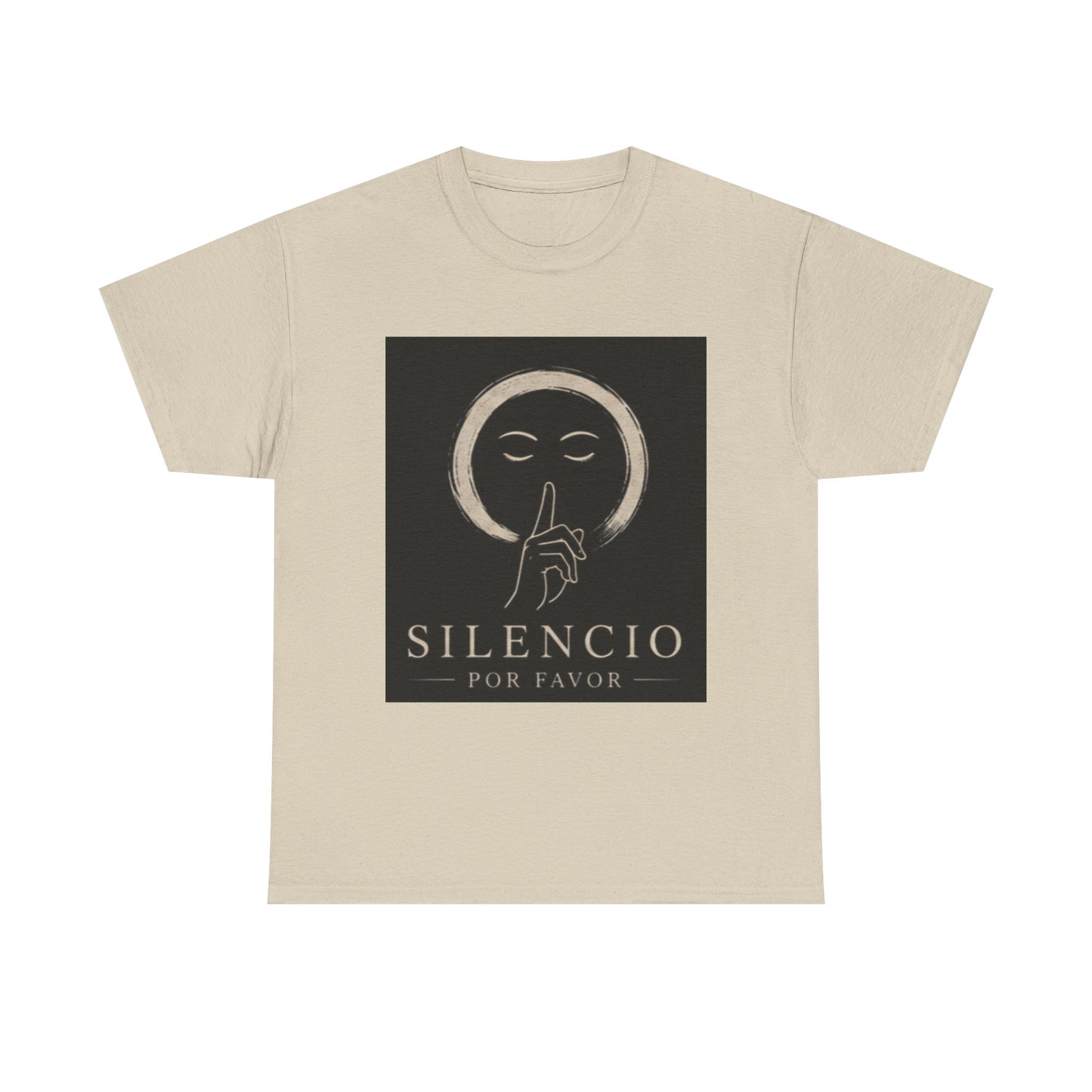 Unisex Heavy Cotton Tee Silencio Circ