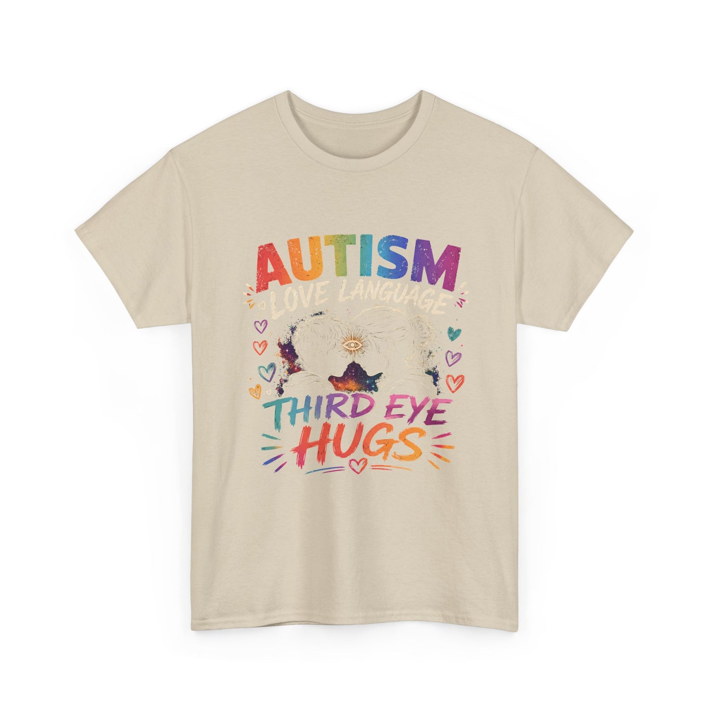 Unisex Heavy Cotton Tee Autism Third Eye Kisses