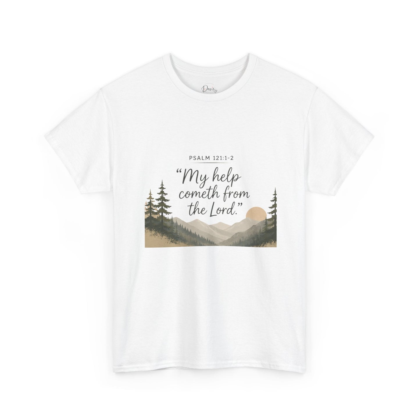 Unisex Heavy Cotton Tee Help From Lord
