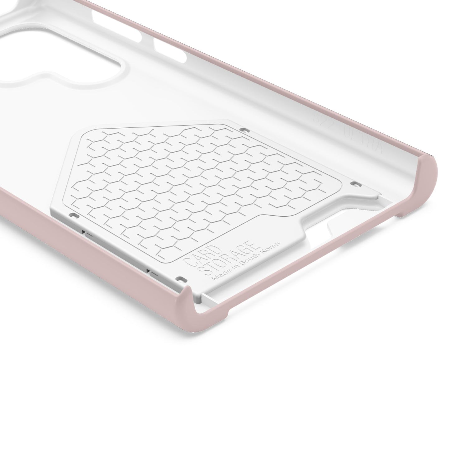 Pink Faith Phone Case with Card Holder — "Yahweh" Psalm SAMSUNG