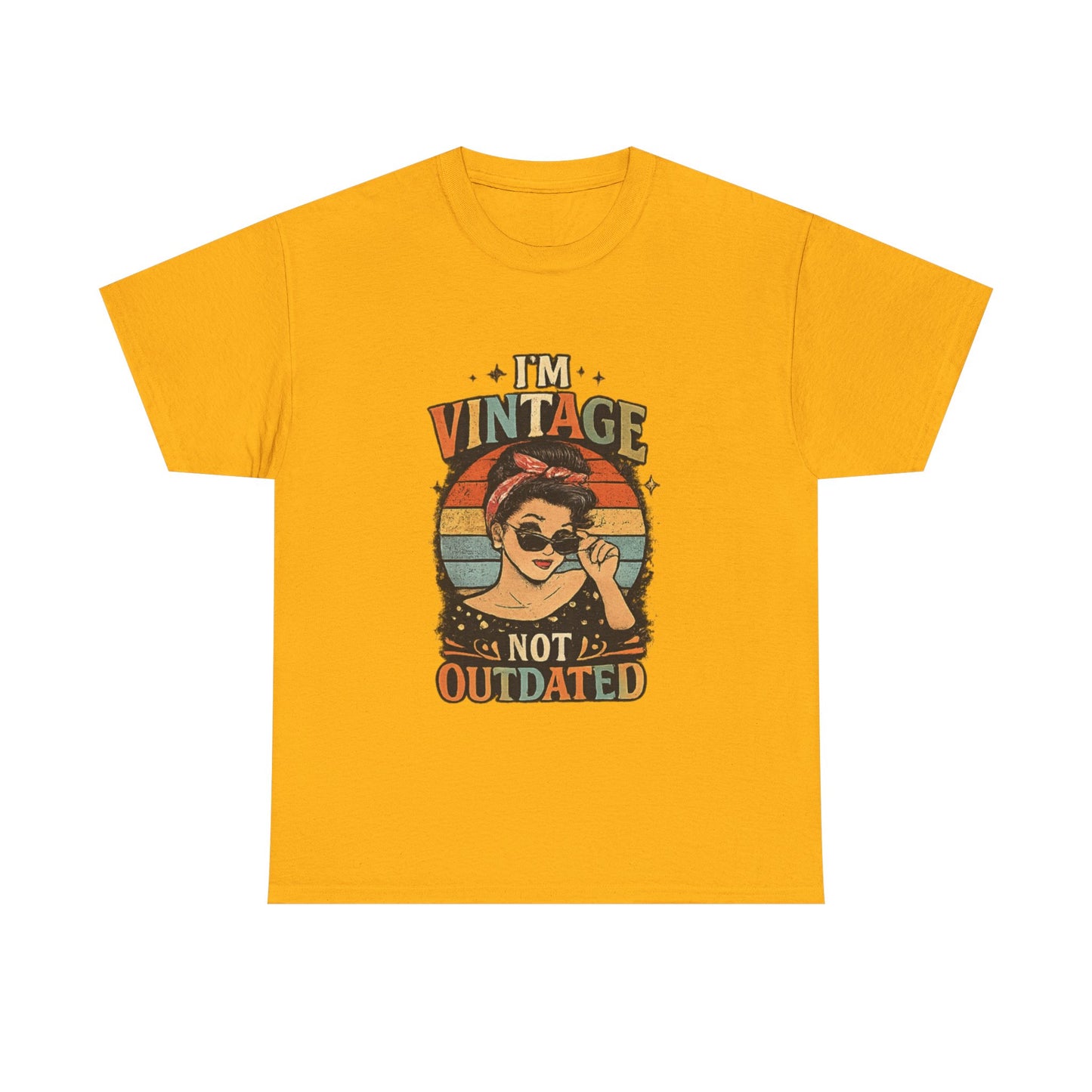 Unisex Heavy Cotton Tee I'm Vintage