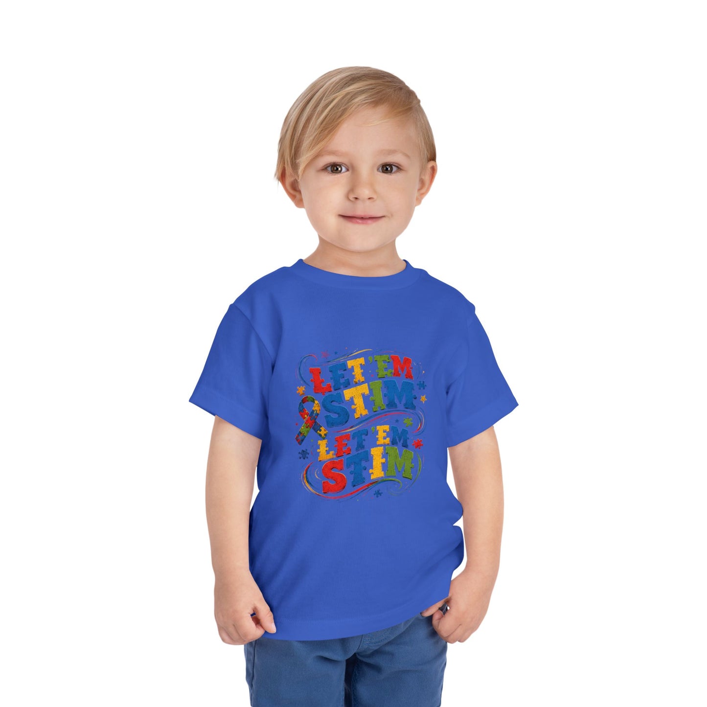 Toddler Short Sleeve Tee Let em Stim