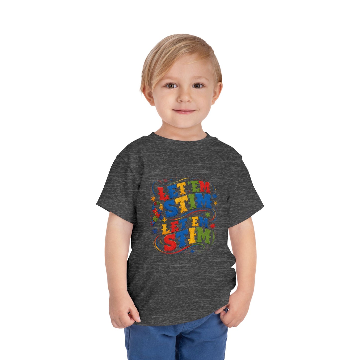 Toddler Short Sleeve Tee Let em Stim