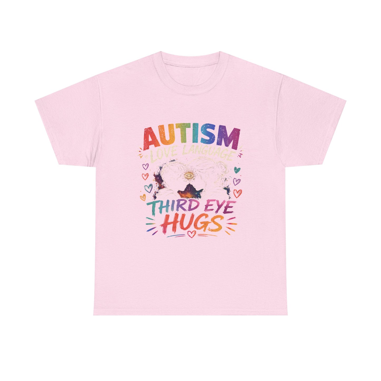 Unisex Heavy Cotton Tee Autism Third Eye Kisses