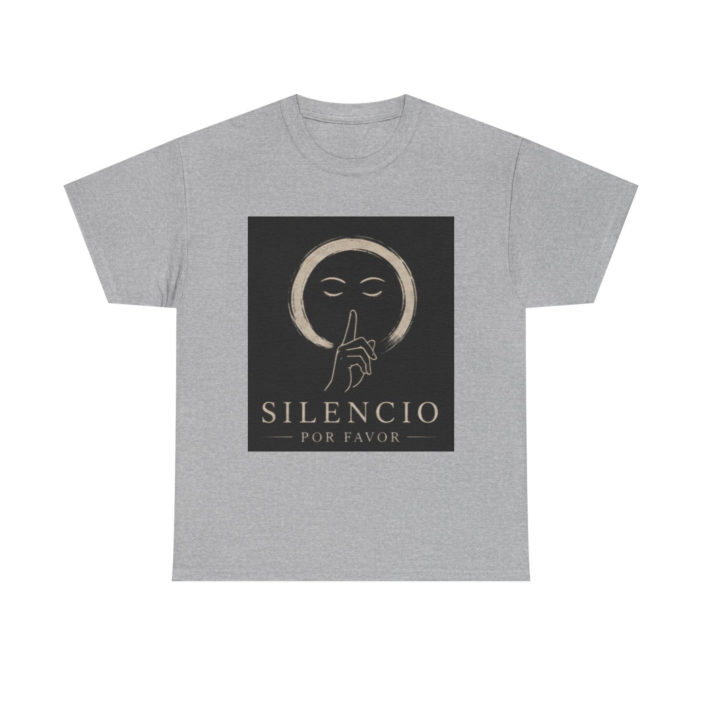 Unisex Heavy Cotton Tee Silencio Circ