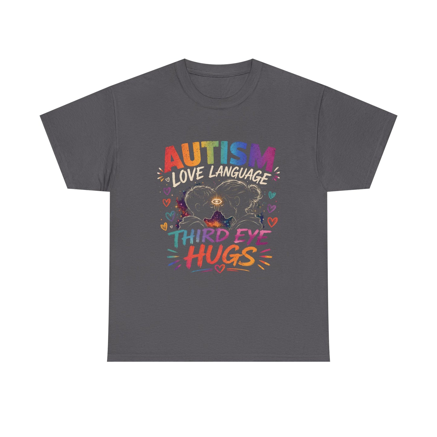 Unisex Heavy Cotton Tee Autism Third Eye Kisses