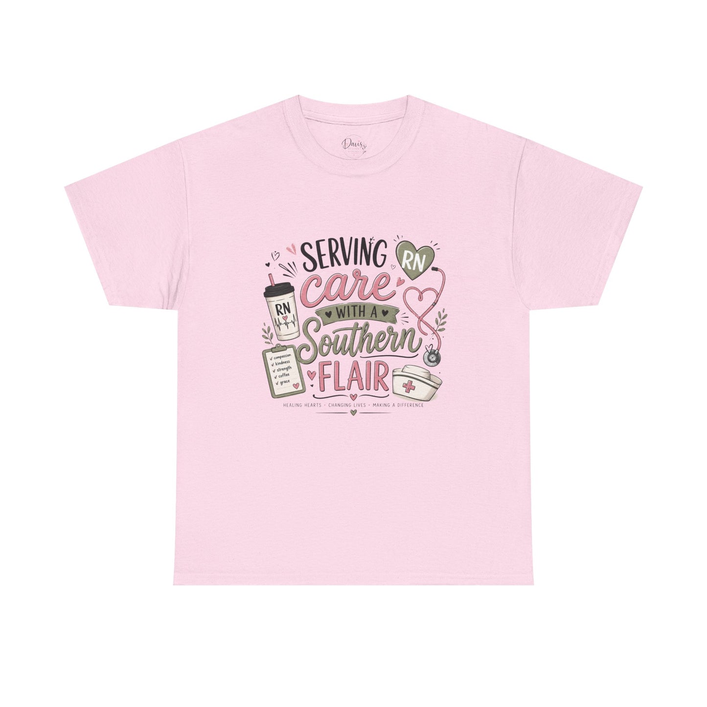 Unisex Heavy Cotton Tee RN Southern Flair