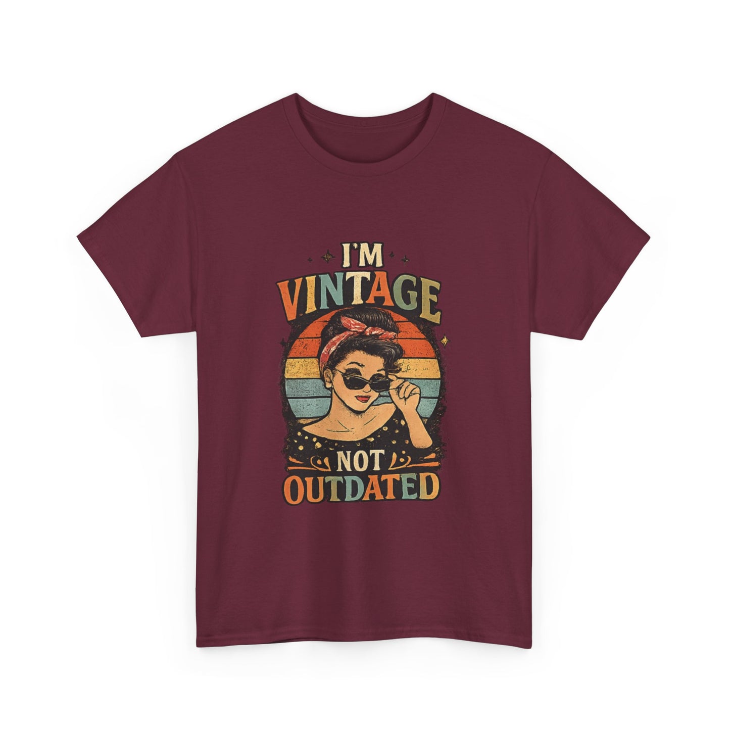 Unisex Heavy Cotton Tee I'm Vintage