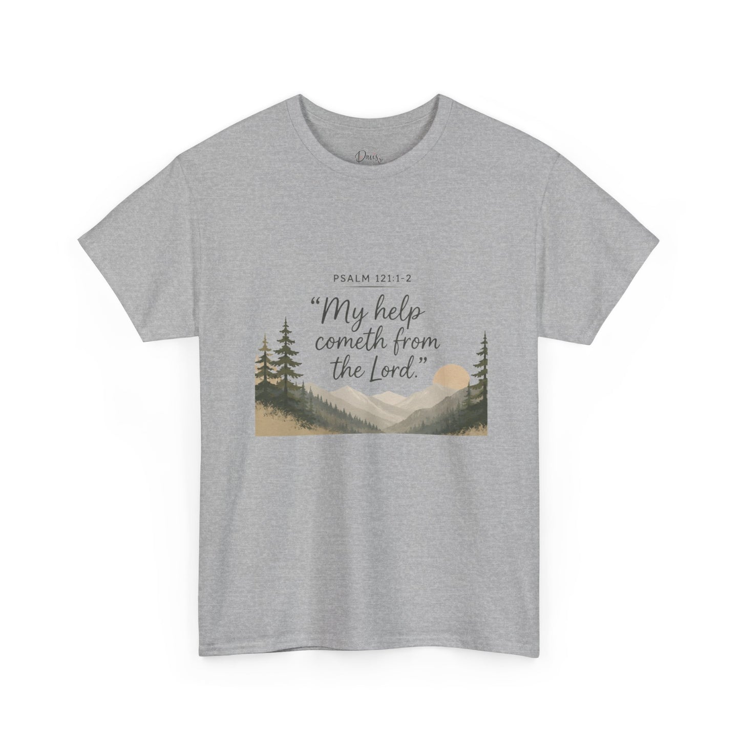 Unisex Heavy Cotton Tee Help From Lord