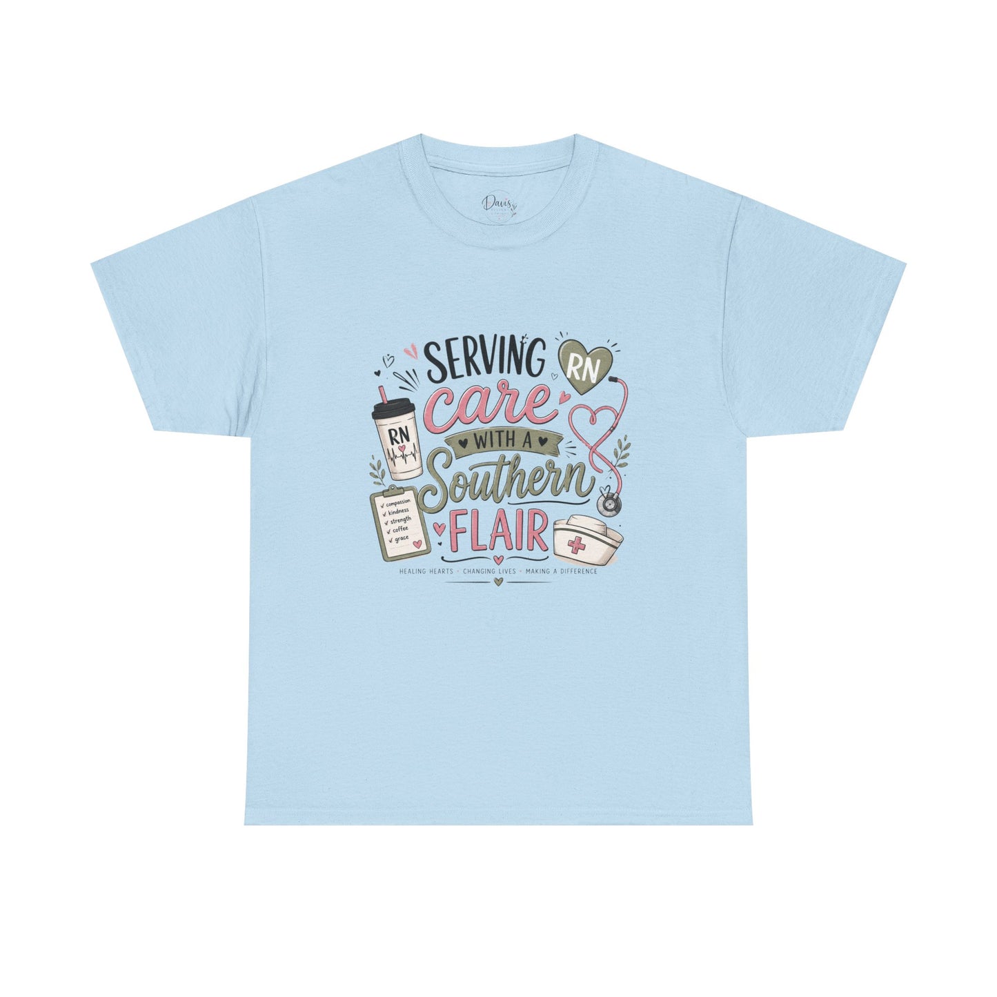 Unisex Heavy Cotton Tee RN Southern Flair