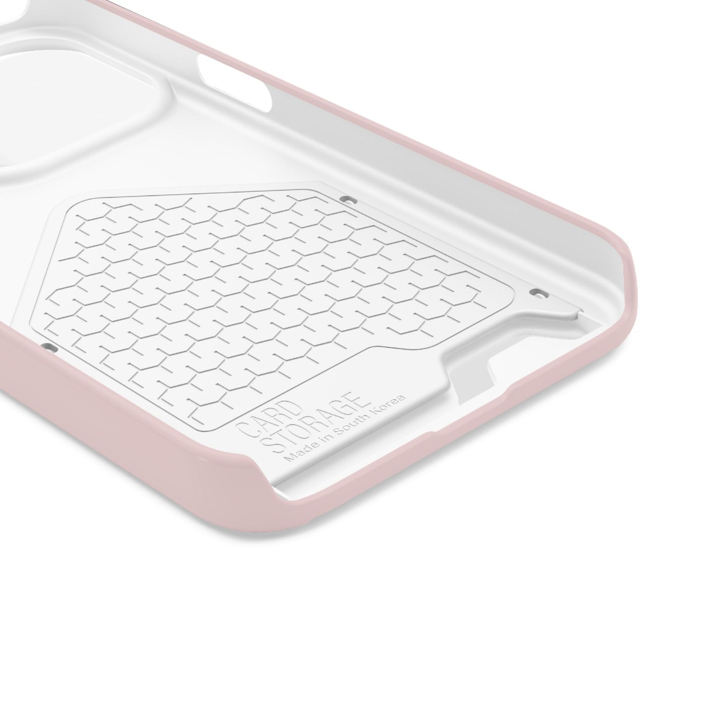 Pink Faith Phone Case with Card Holder — "Yahweh" Psalm IPHONE