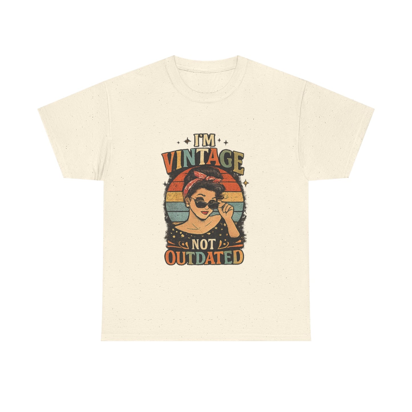 Unisex Heavy Cotton Tee I'm Vintage