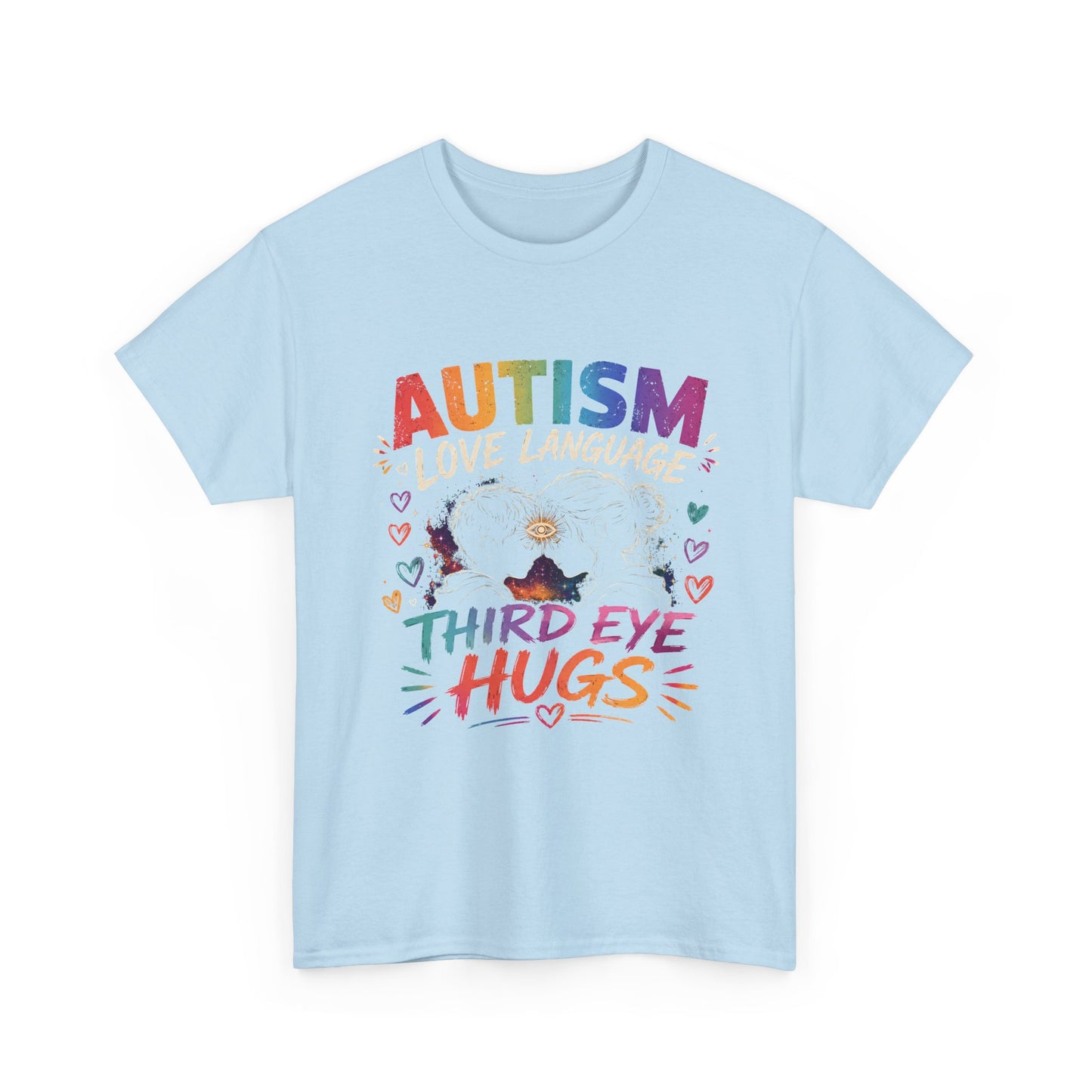 Unisex Heavy Cotton Tee Autism Third Eye Kisses