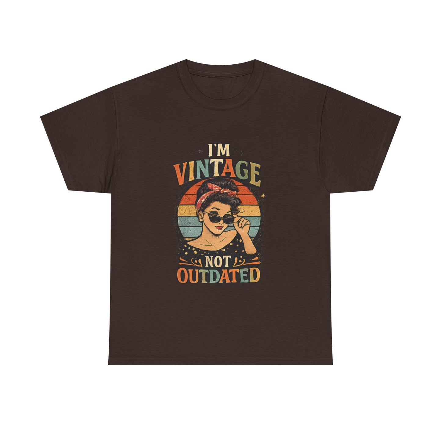 Unisex Heavy Cotton Tee I'm Vintage