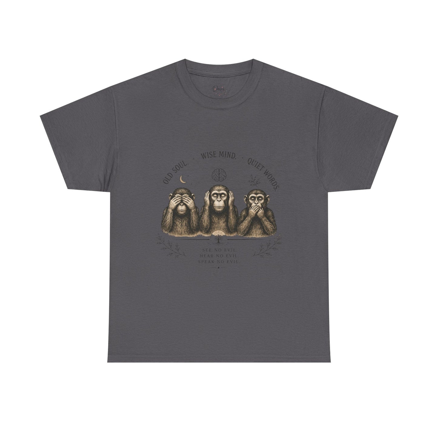 Unisex Heavy Cotton Tee 3 Wise Monkeys