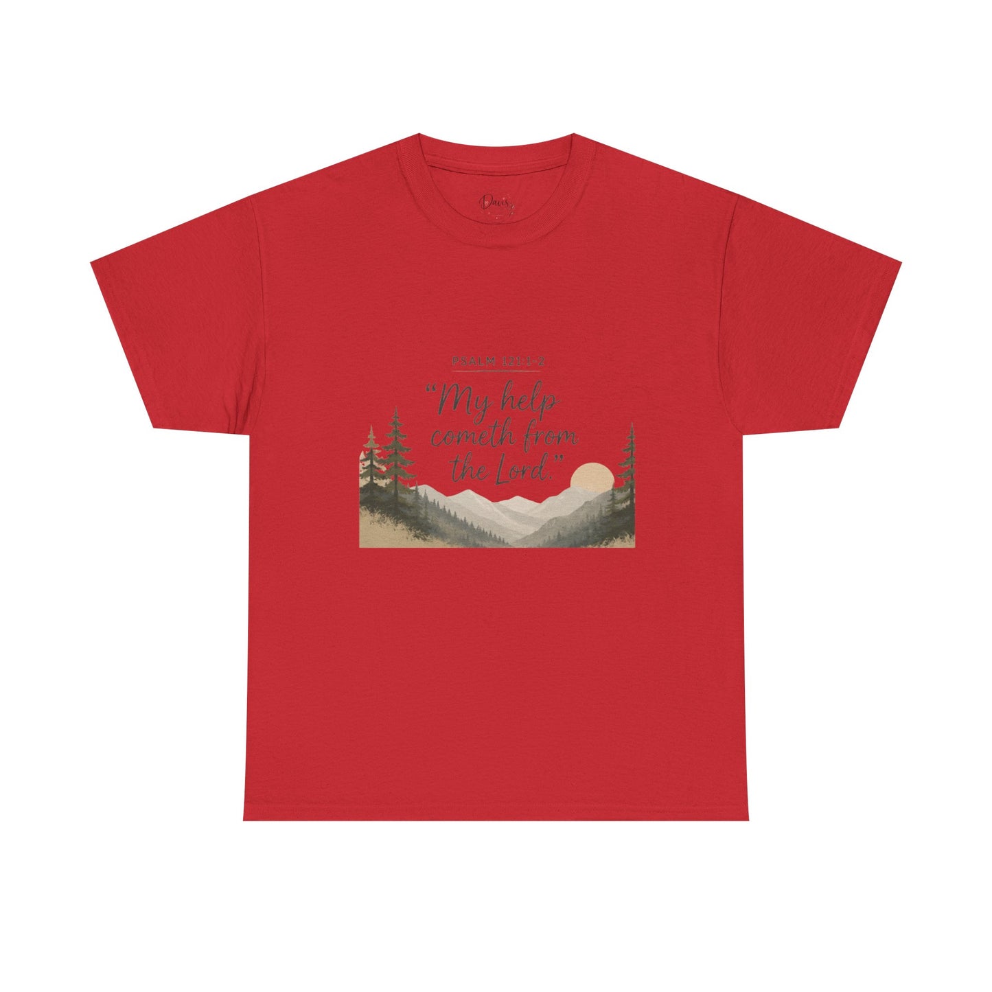 Unisex Heavy Cotton Tee Help From Lord