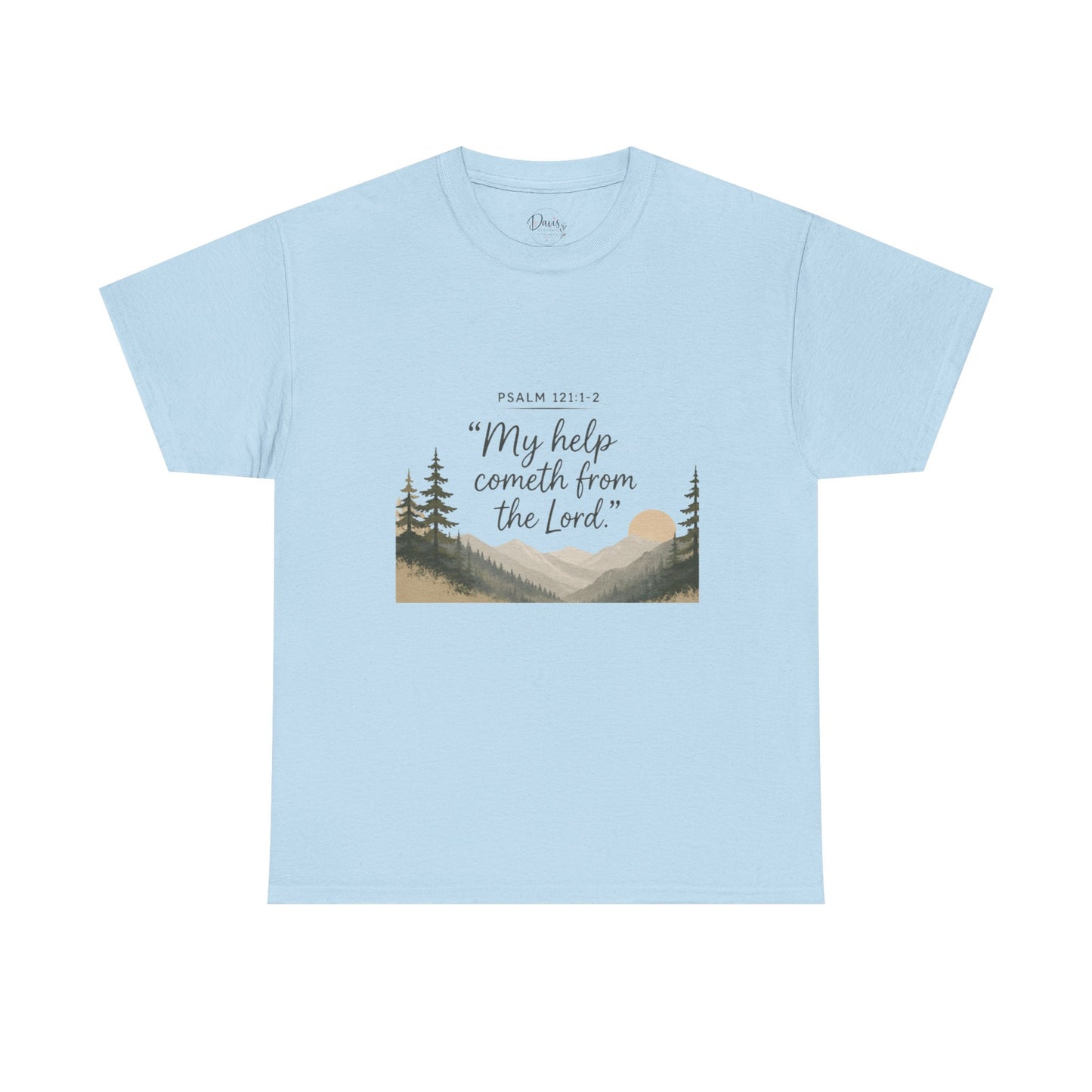 Unisex Heavy Cotton Tee Help From Lord
