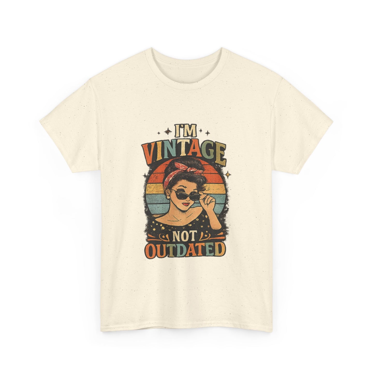 Unisex Heavy Cotton Tee I'm Vintage