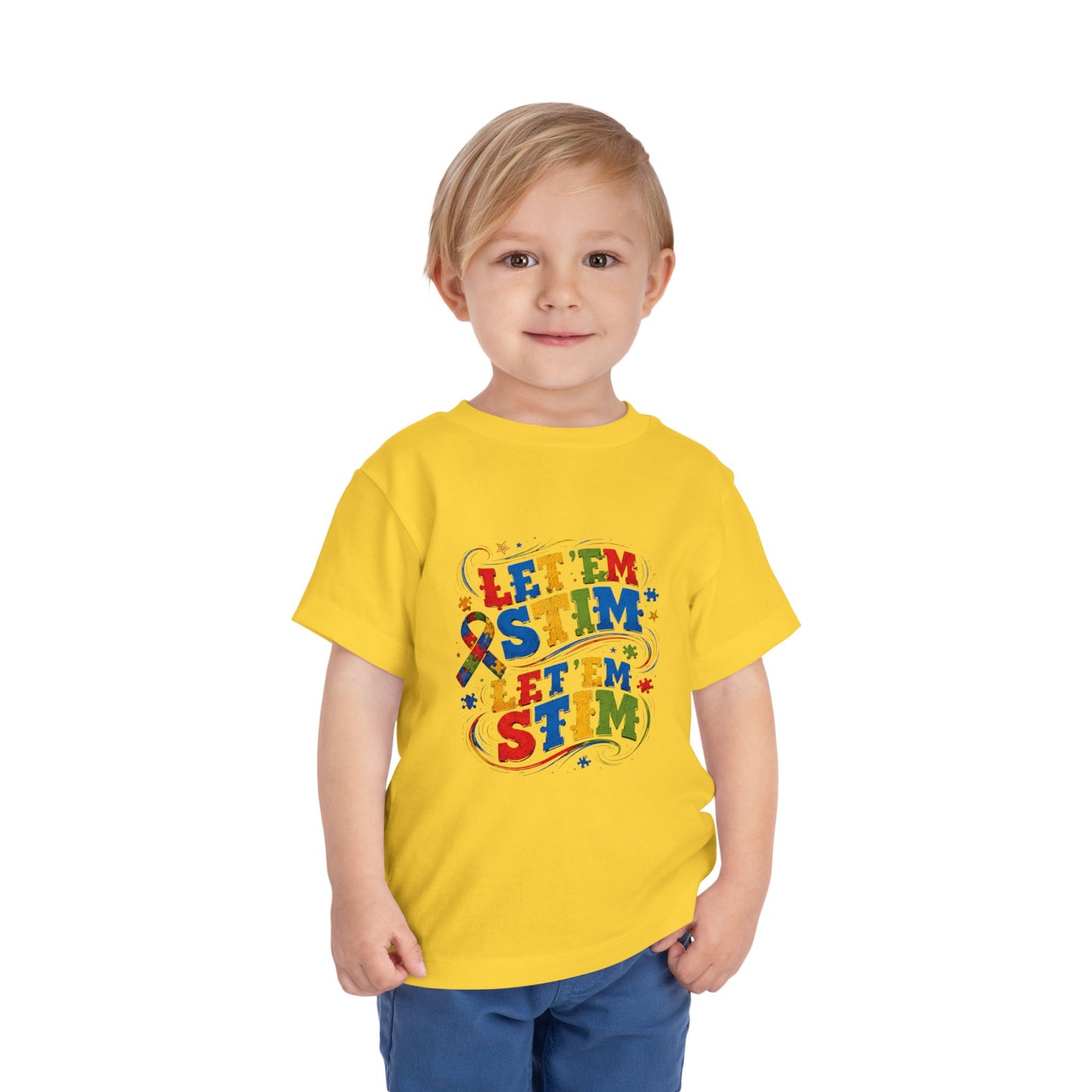 Toddler Short Sleeve Tee Let em Stim