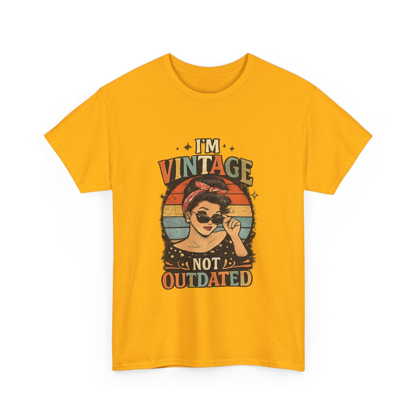 Unisex Heavy Cotton Tee I'm Vintage