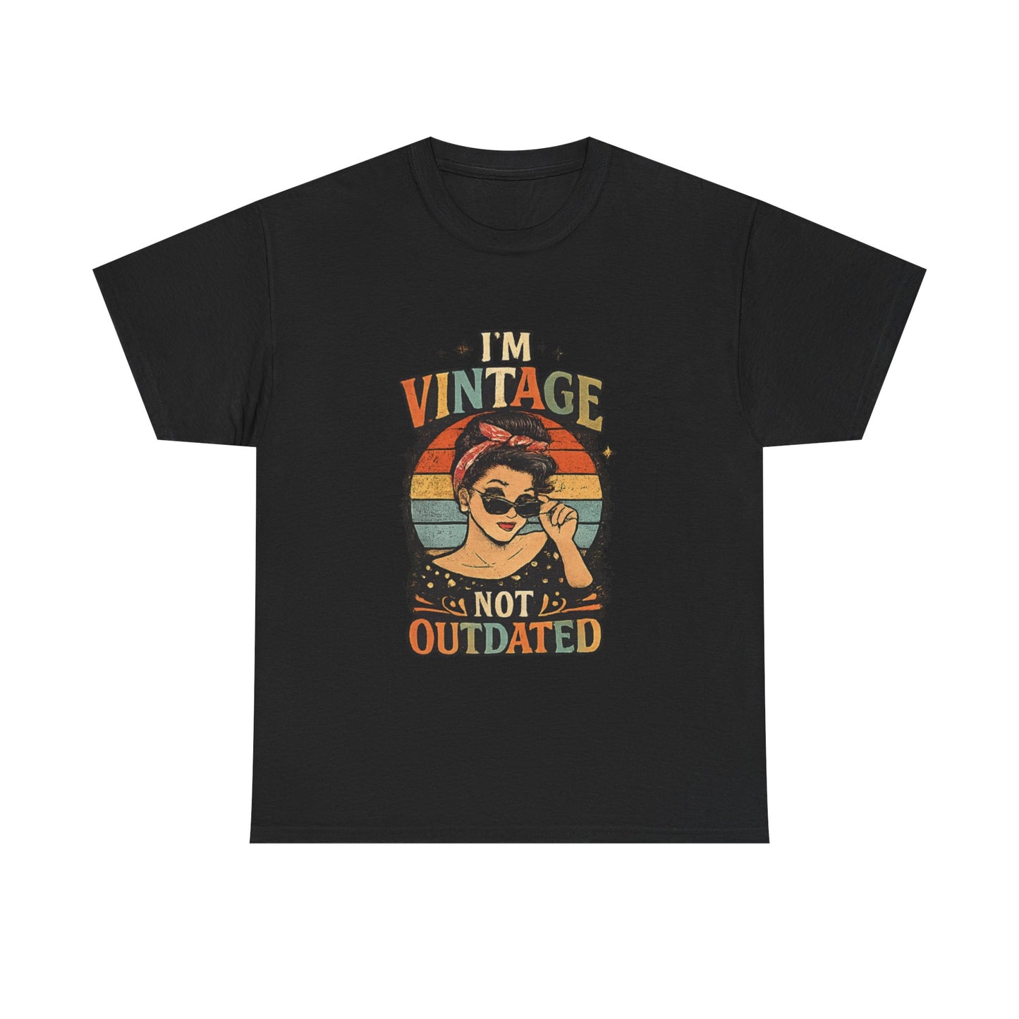 Unisex Heavy Cotton Tee I'm Vintage