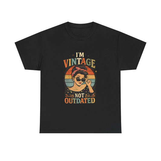 Unisex Heavy Cotton Tee I'm Vintage