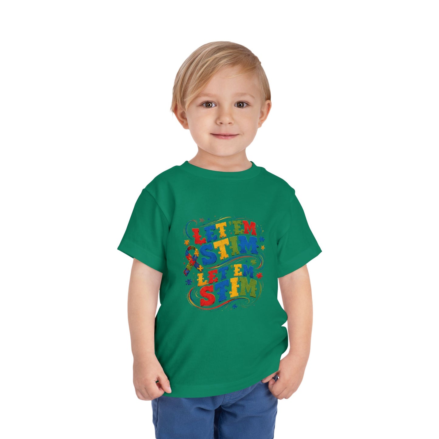 Toddler Short Sleeve Tee Let em Stim