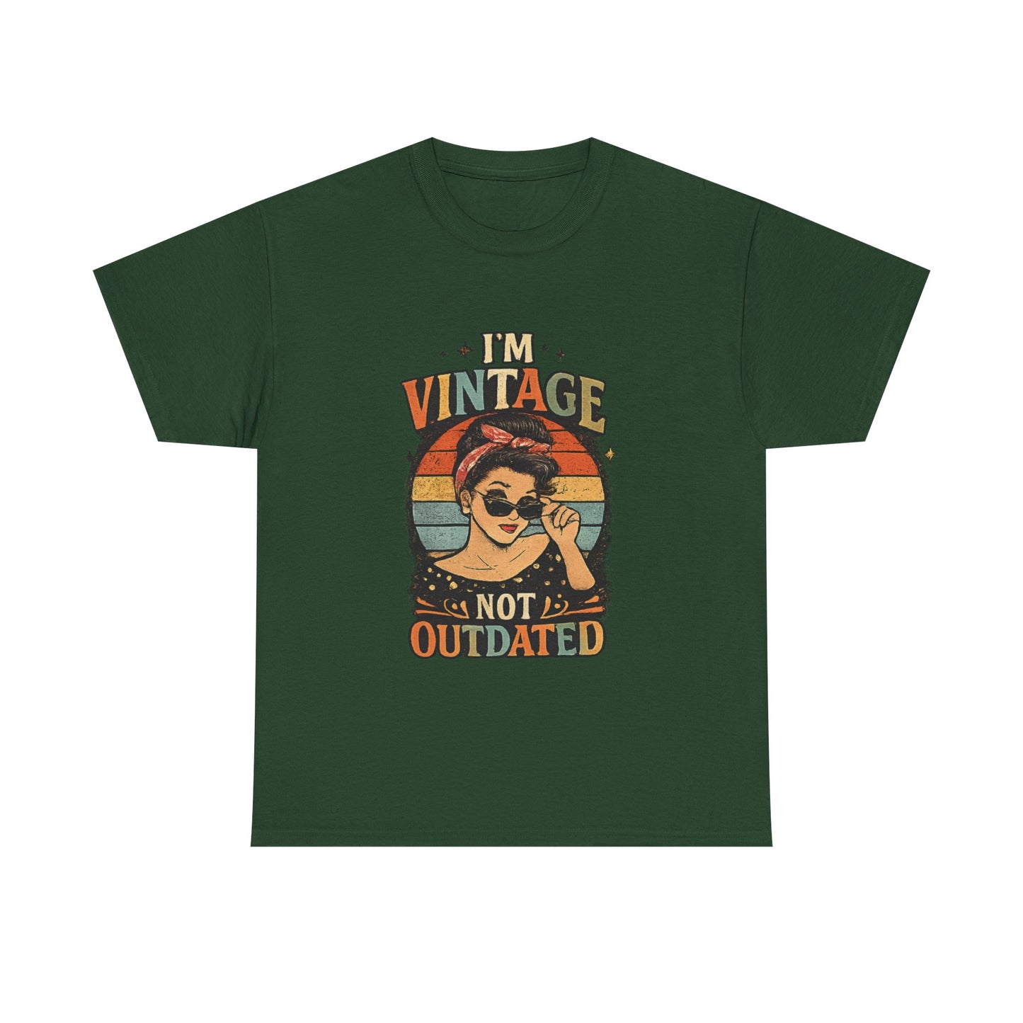 Unisex Heavy Cotton Tee I'm Vintage