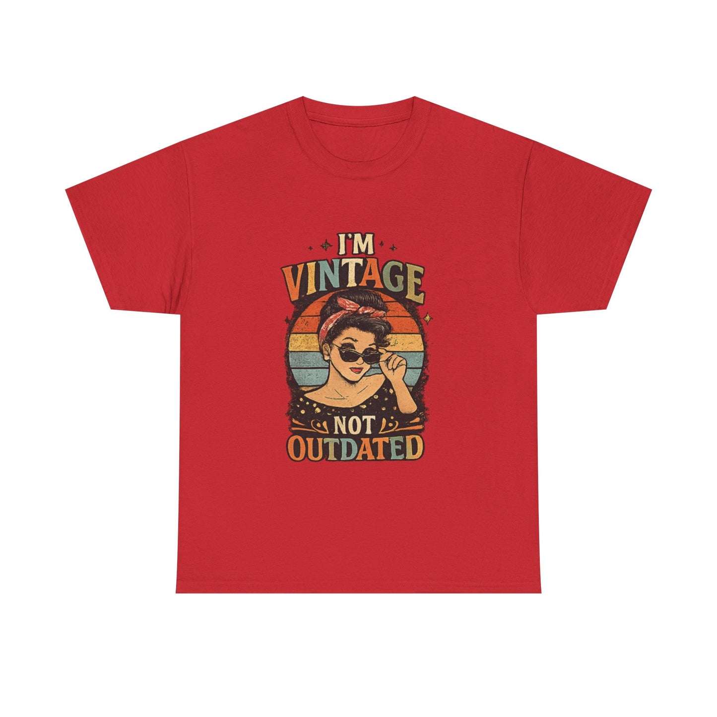 Unisex Heavy Cotton Tee I'm Vintage
