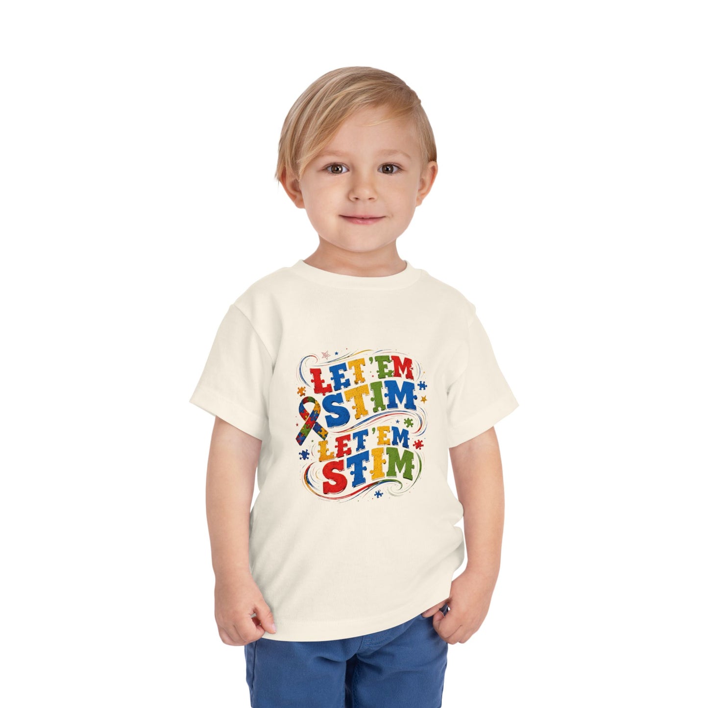 Toddler Short Sleeve Tee Let em Stim