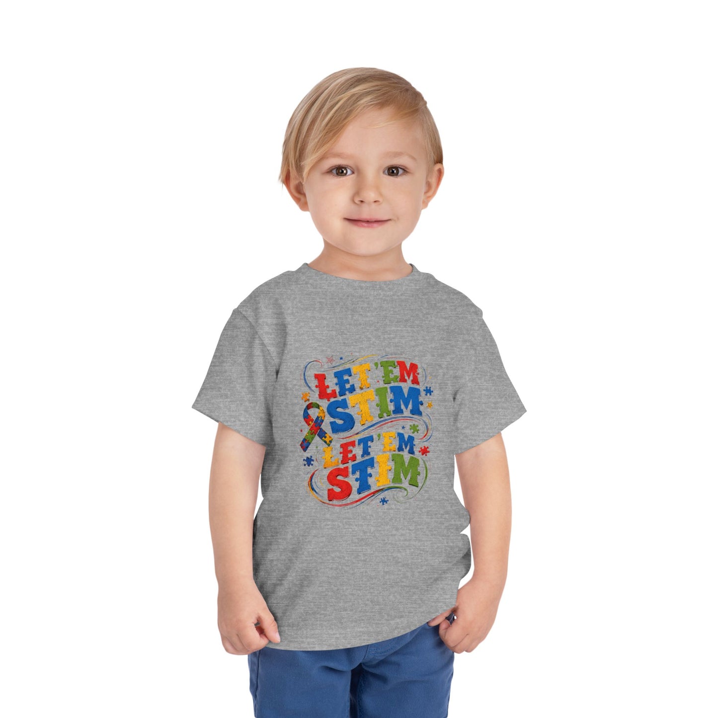Toddler Short Sleeve Tee Let em Stim
