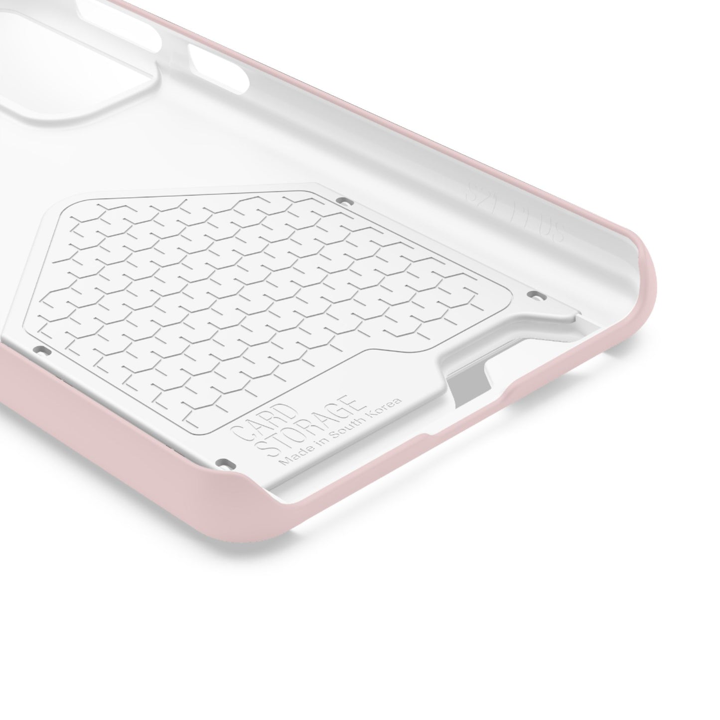 Pink Faith Phone Case with Card Holder — "Yahweh" Psalm SAMSUNG