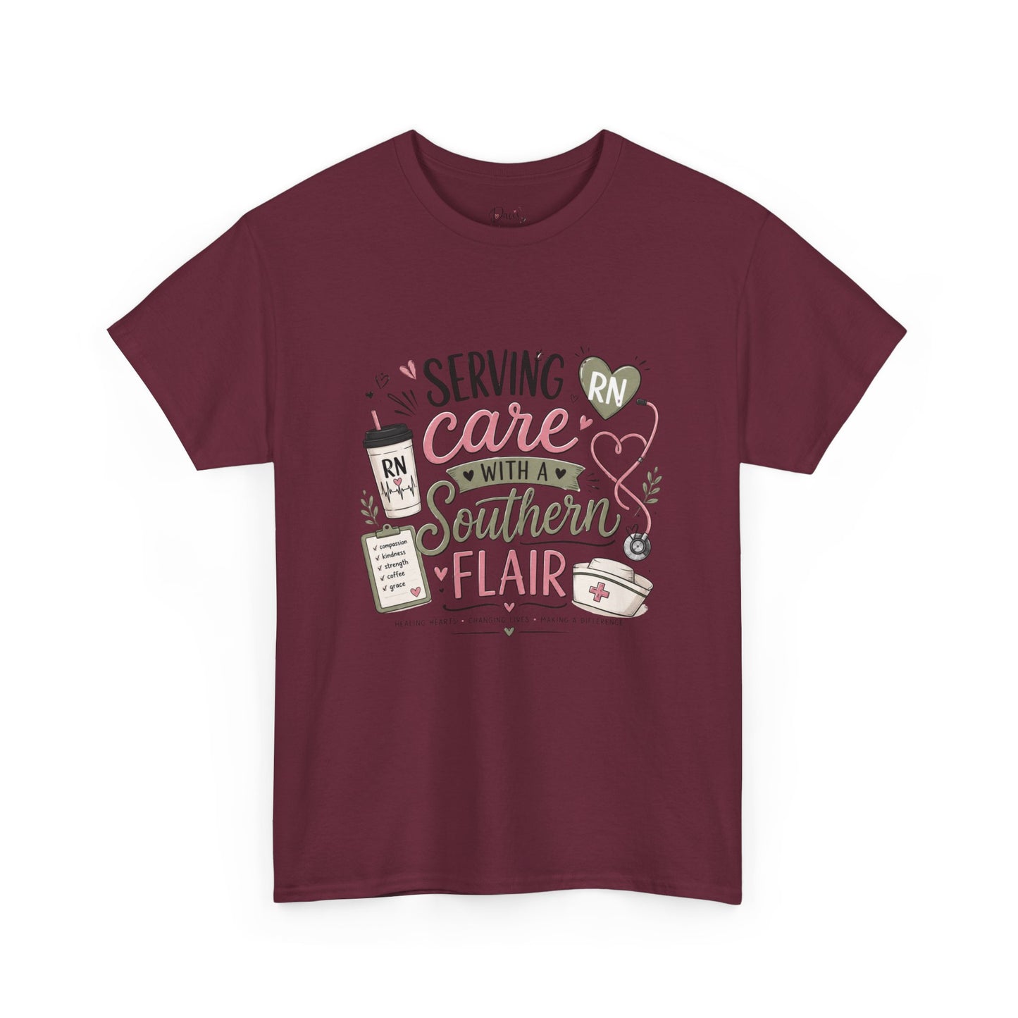 Unisex Heavy Cotton Tee RN Southern Flair