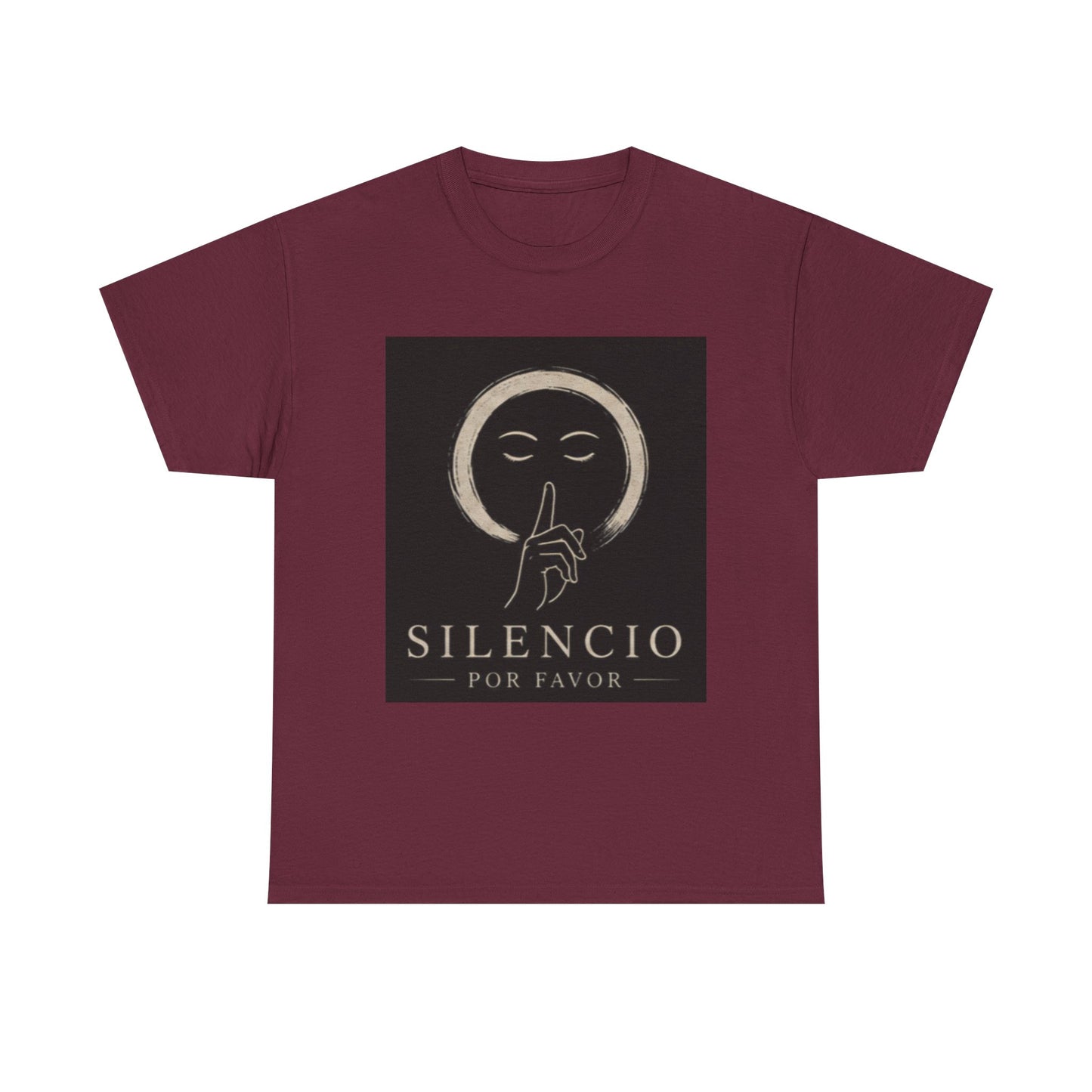 Unisex Heavy Cotton Tee Silencio Circ