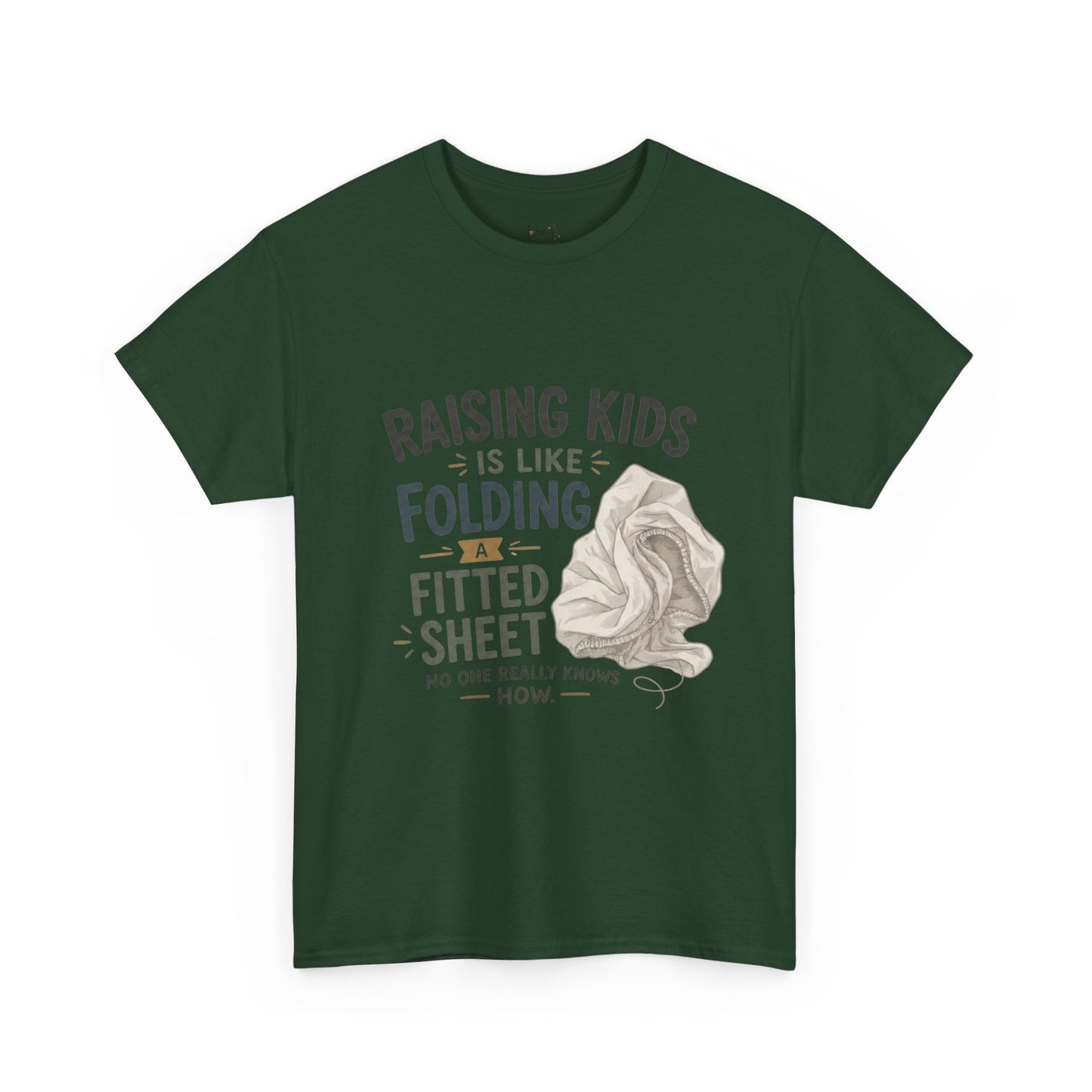 Unisex Heavy Cotton Tee Kids & Folded Sheets