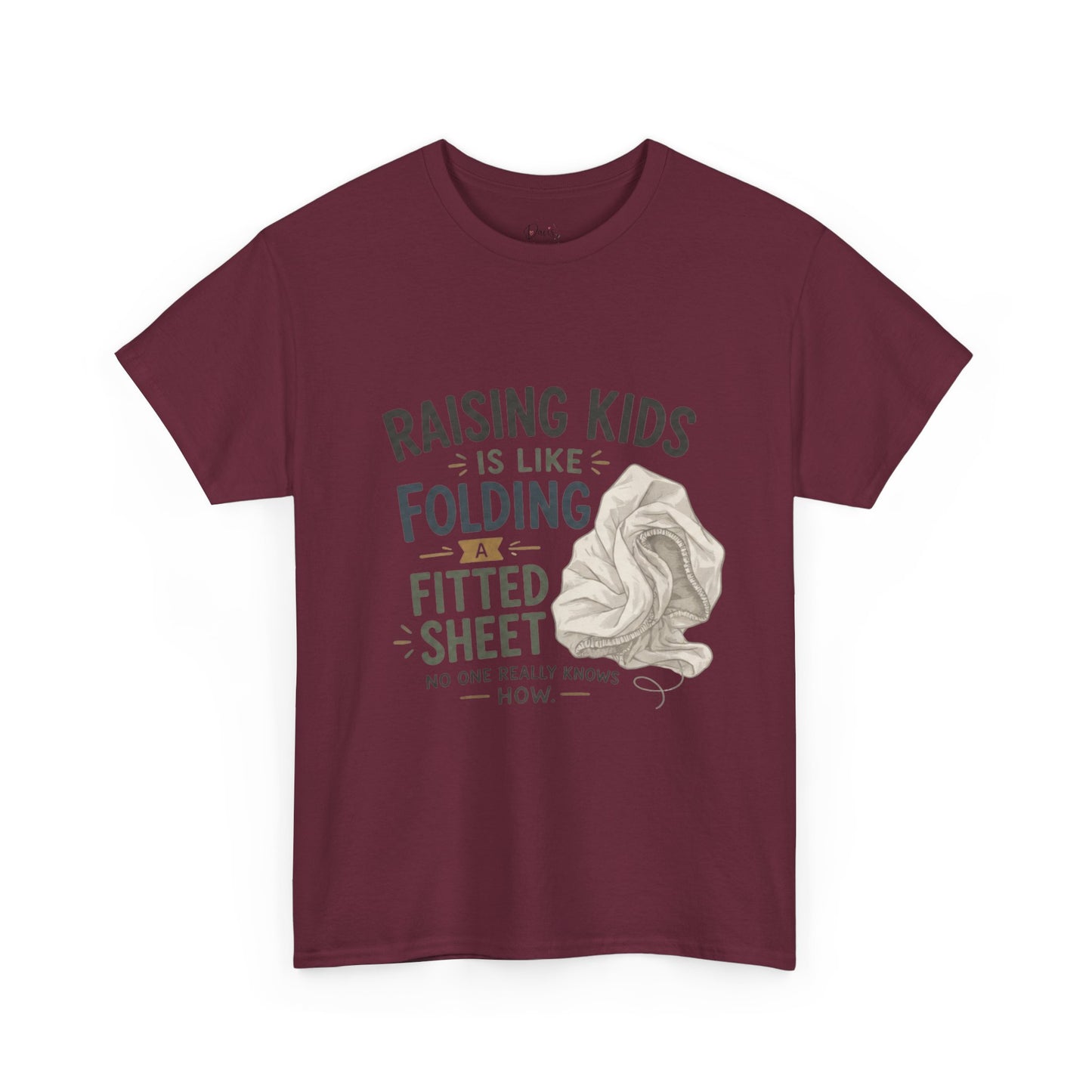 Unisex Heavy Cotton Tee Kids & Folded Sheets