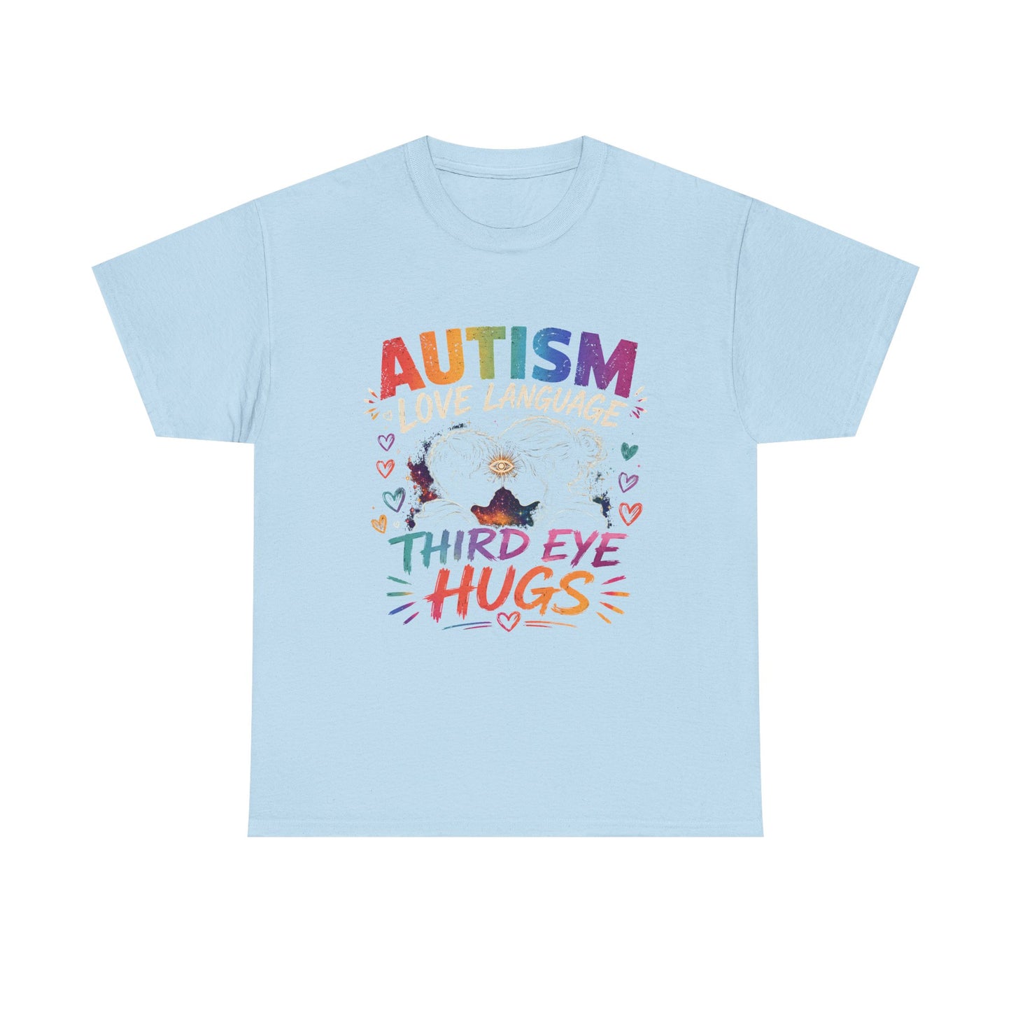 Unisex Heavy Cotton Tee Autism Third Eye Kisses