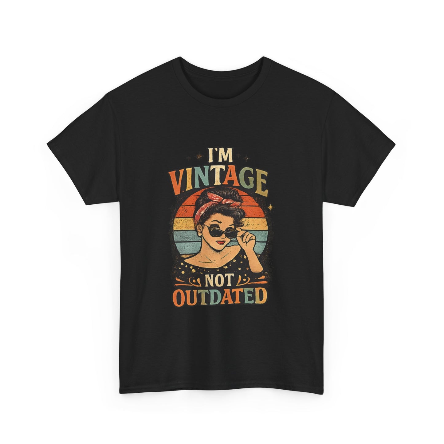 Unisex Heavy Cotton Tee I'm Vintage