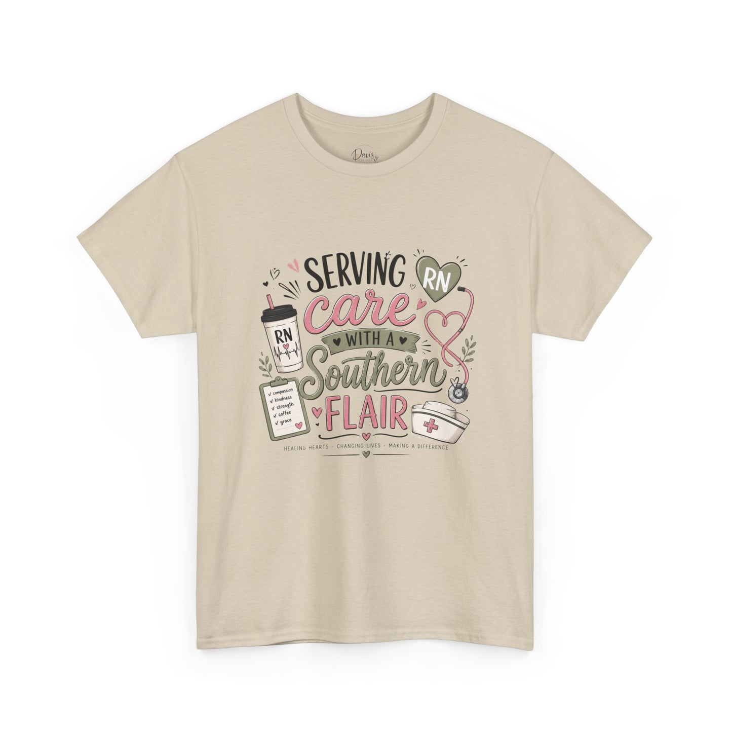 Unisex Heavy Cotton Tee RN Southern Flair