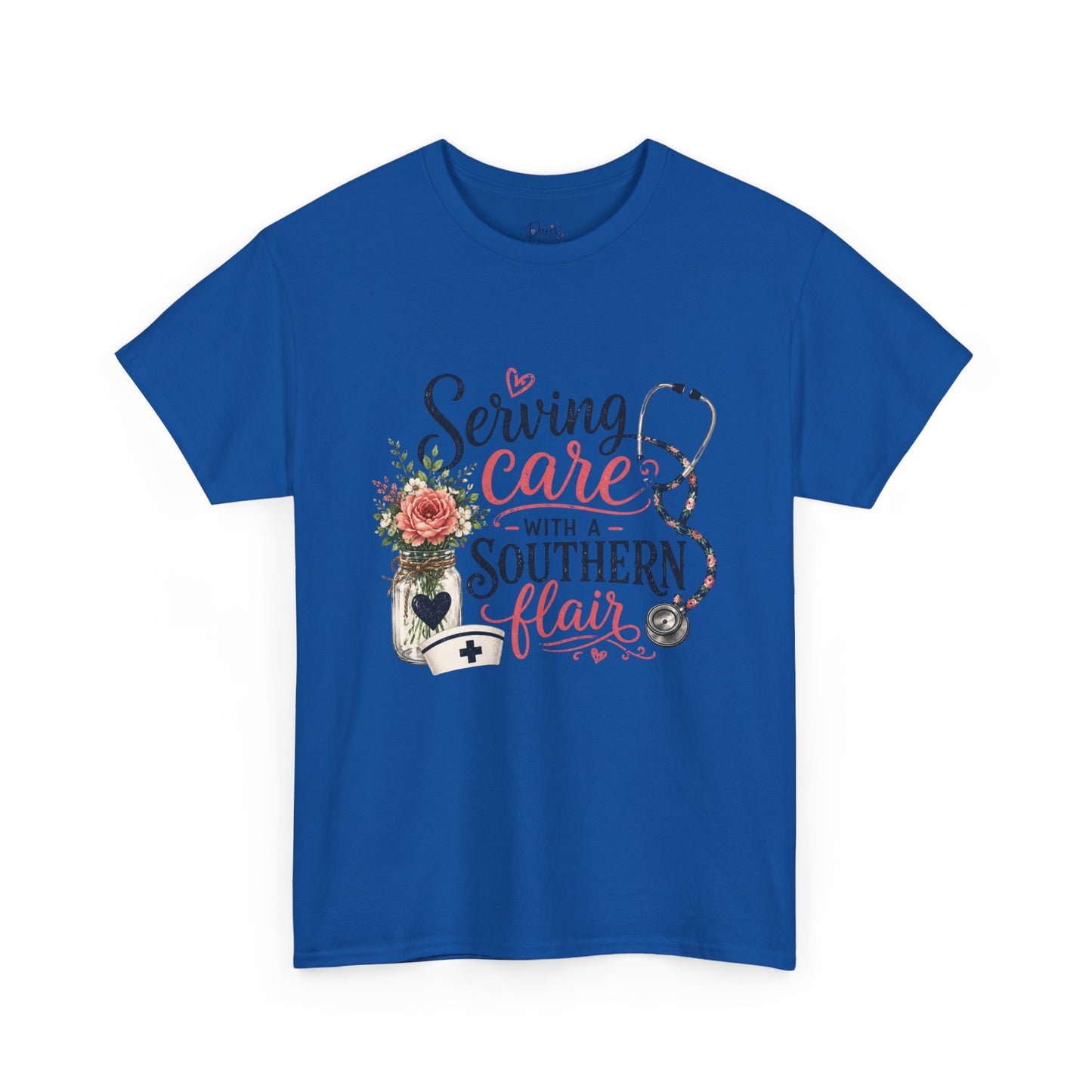 Unisex Heavy Cotton Tee Southern Flair Caring