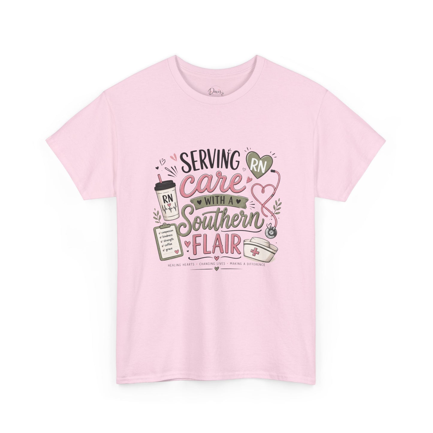 Unisex Heavy Cotton Tee RN Southern Flair