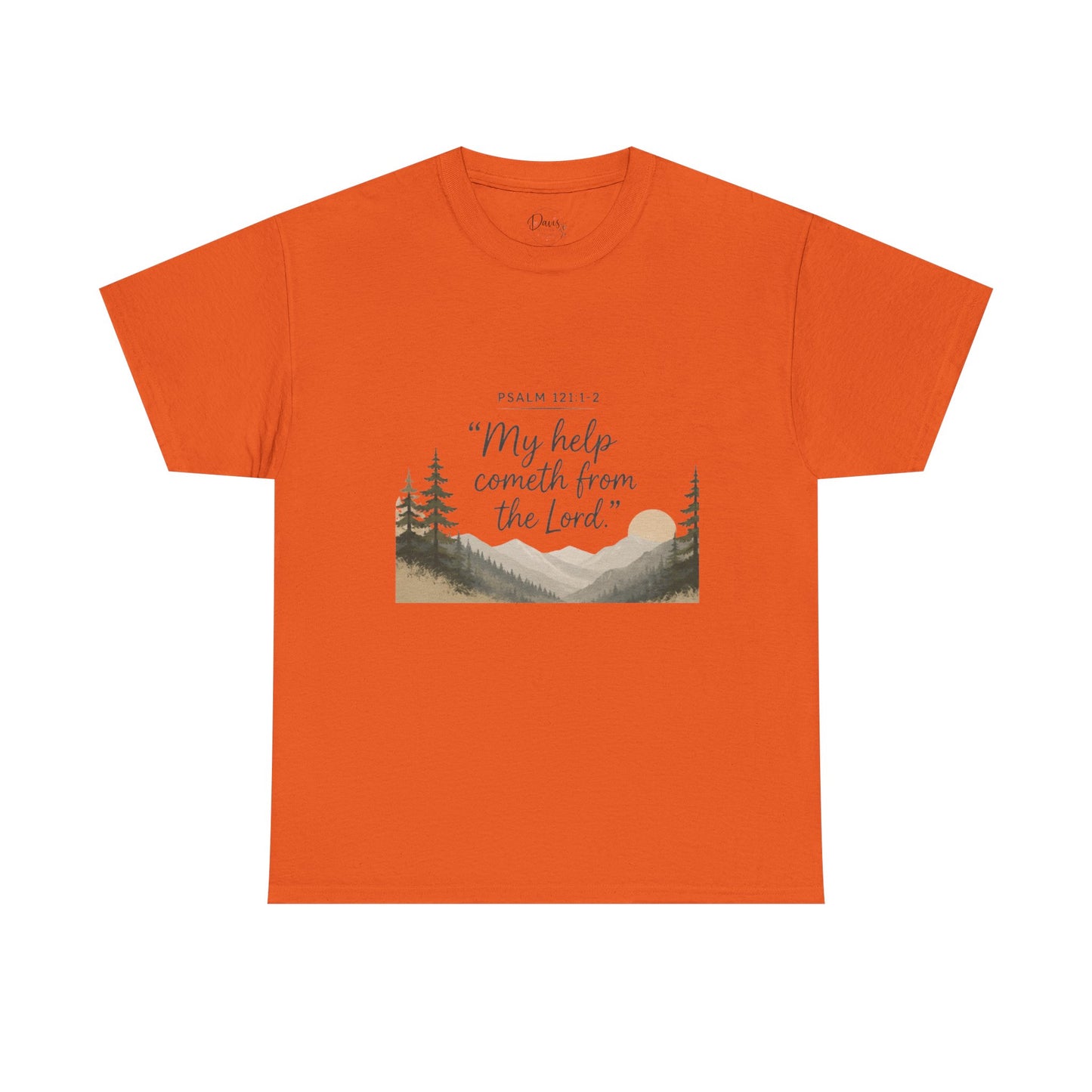 Unisex Heavy Cotton Tee Help From Lord