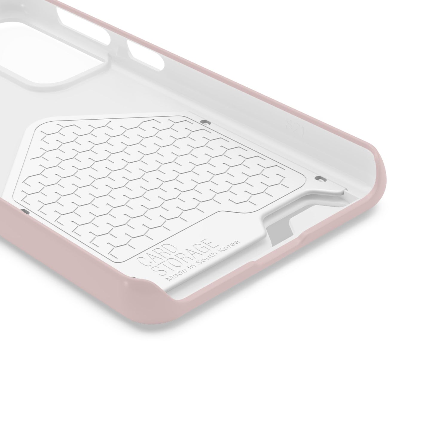 Pink Faith Phone Case with Card Holder — "Yahweh" Psalm SAMSUNG