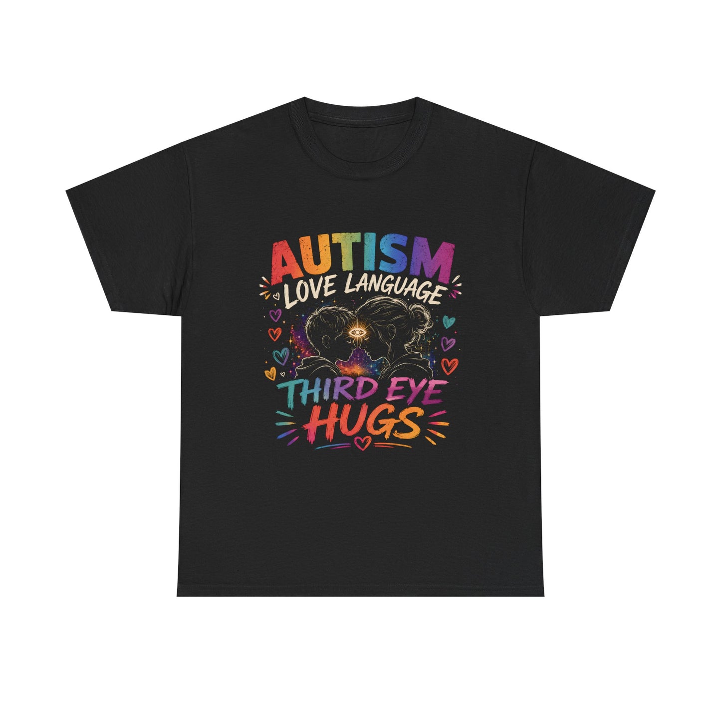 Unisex Heavy Cotton Tee Autism Third Eye Kisses